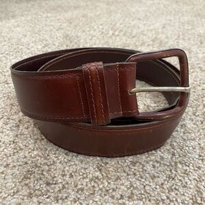 Tex Tan Vintage Cognac Calfskin Men’s Leather Belt Sz 42